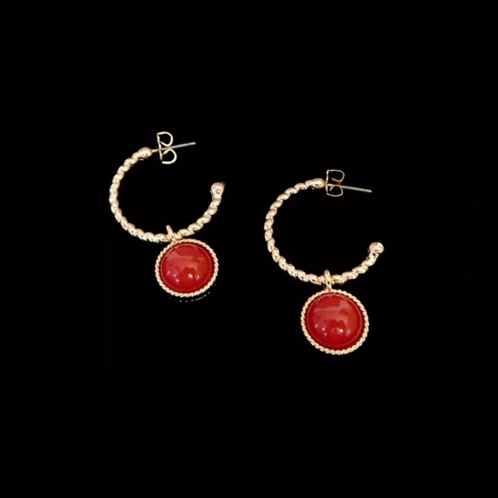 Reversible Ancient Treasures Hoop Earrings